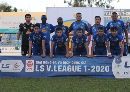 V. League 2020: Quảng Nam gặp khó trong hành trình trụ hạng