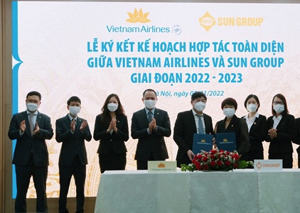Tập đoàn Sun Group và Vietnam Airlines mở rộng hợp tác chiến lược giai...