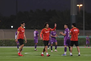 Tuyển U23 Việt Nam có buổi tập đầu tiên ở UAE