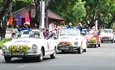 Ngắm dàn xe cổ Volkswagen diễu hành trên đường phố Huế