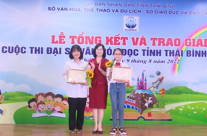 Trao giải Cuộc thi Đại sứ Văn hóa đọc Thái Bình năm 2022