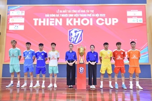 Lần đầu tiên Hà Nội tổ chức Giải bóng đá sân 7 người dành cho sinh viên