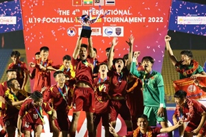 U19 Việt Nam vô địch giải quốc tế Bình Dương