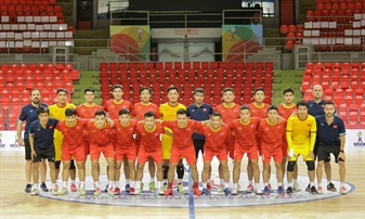 Tuyển Futsal Việt Nam chuẩn bị tham dự giải châu Á