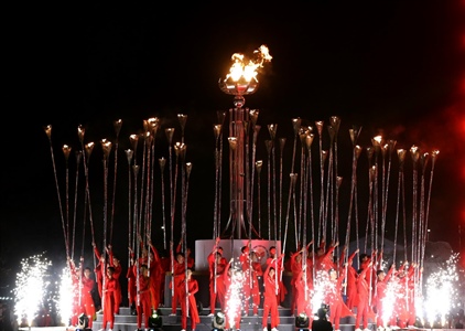 Khai mạc Đại hội Thể thao toàn quốc: Cùng nhau thổi bùng lên ngọn lửa...
