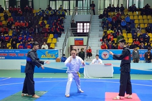 Đoàn Thanh Hoá dẫn đầu môn Pencak Silat Đại hội Thể thao toàn quốc lần thứ IX