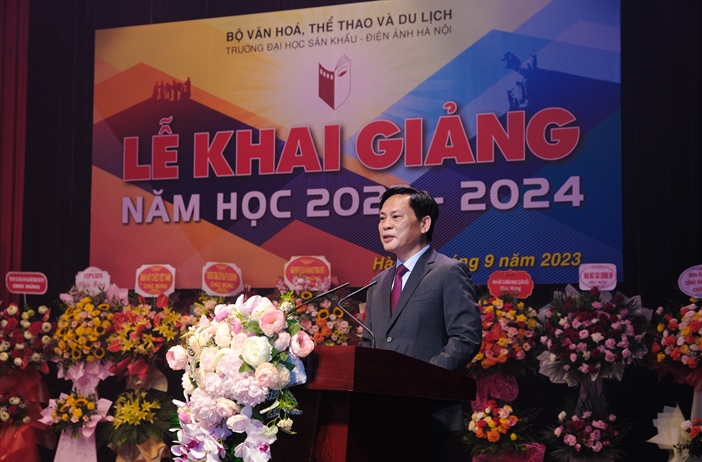 Trường Đại học Sân khấu - Điện ảnh Hà Nội khai giảng năm học 2023-2024