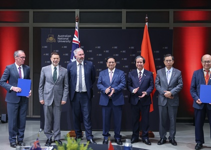 Thủ tướng Phạm Minh Chính thăm Đại học Quốc gia Australia